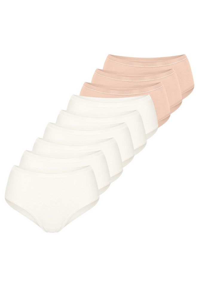 sloggi Minislip 9er Pack GO Daily Cotton (Spar-Set, 9-St) Midi Slip - Baumwolle - Atmungsaktiv - Natürliche Materialien von sloggi