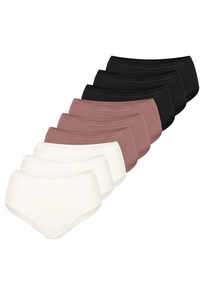 sloggi Minislip 9er Pack GO Daily Cotton (Spar-Set, 9-St) Midi Slip - Baumwolle - Atmungsaktiv - Natürliche Materialien von sloggi