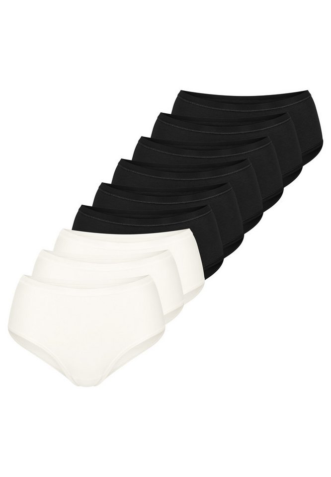 sloggi Minislip 9er Pack GO Daily Cotton (Spar-Set, 9-St) Midi Slip - Baumwolle - Atmungsaktiv - Natürliche Materialien von sloggi