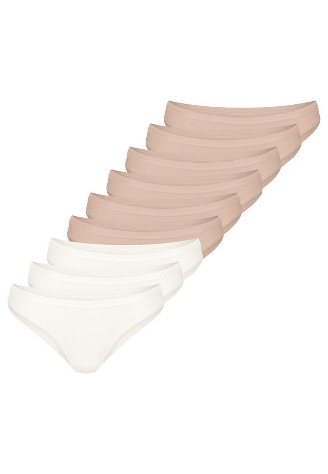 sloggi Minislip 9er Pack GO Daily Cotton (Spar-Set, 9-St) Mini Slip - Baumwolle - Atmungsaktiv - Natürliche Materialien von sloggi