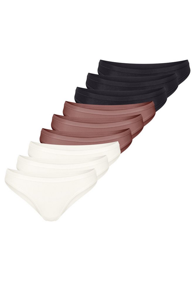 sloggi Minislip 9er Pack GO Daily Cotton (Spar-Set, 9-St) Mini Slip - Baumwolle - Atmungsaktiv - Natürliche Materialien von sloggi