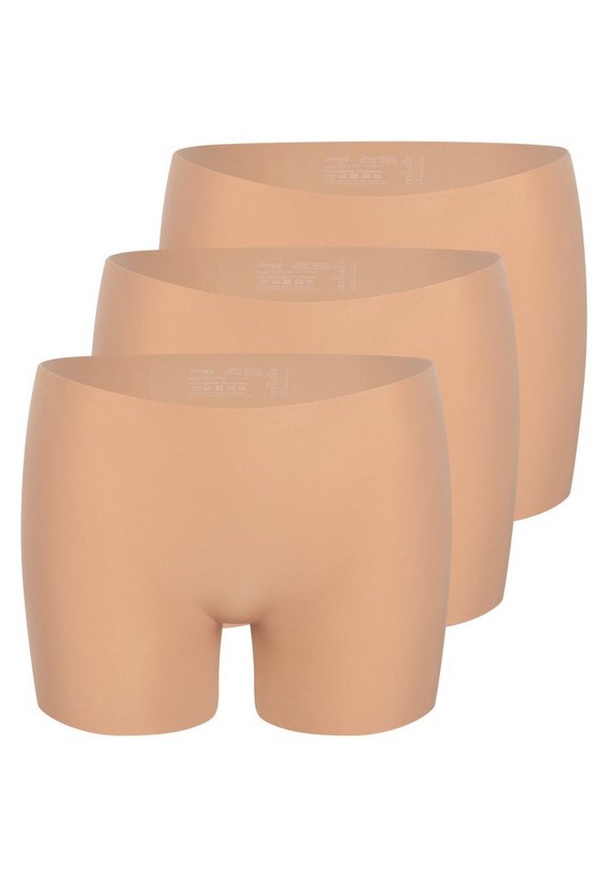 sloggi Panty 3er Pack Zero Feel 2.0 Cyclist (Spar-Set, 3-St) Panty - Nahtlos - Zeichnet sich unter Kleidung nicht ab von sloggi