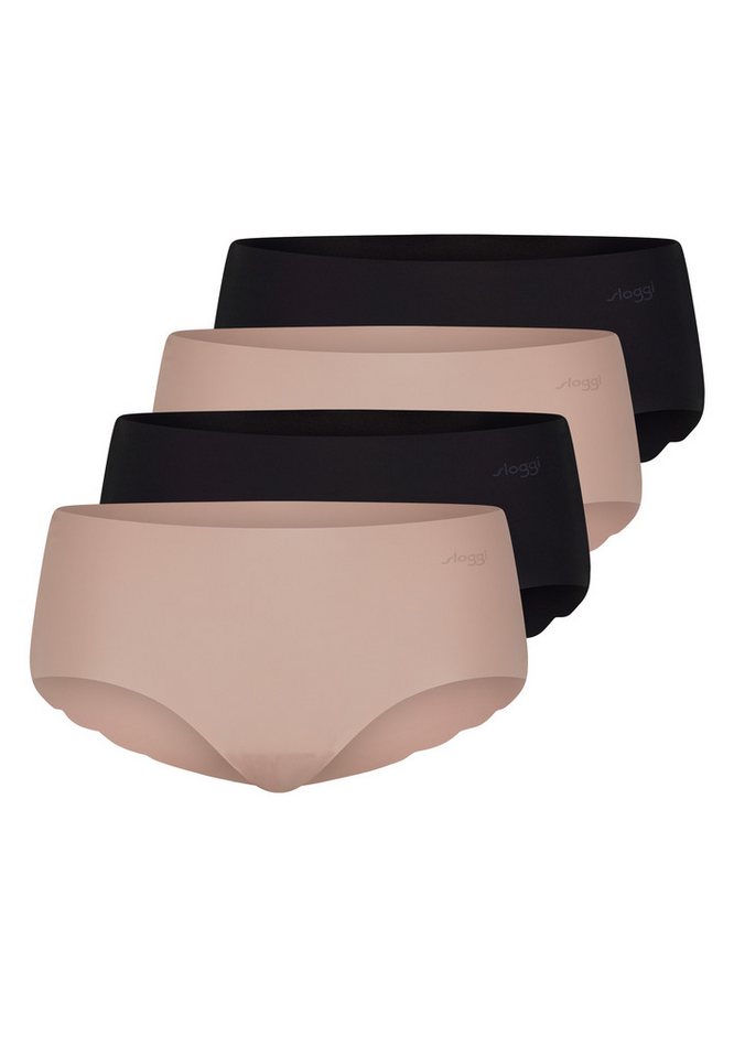 sloggi Panty 4er Pack ZERO Microfibre 2.0 (Spar-Set, 4-St) Short Slip - Nahtlos - Kein Abzeichnen unter Kleidung von sloggi