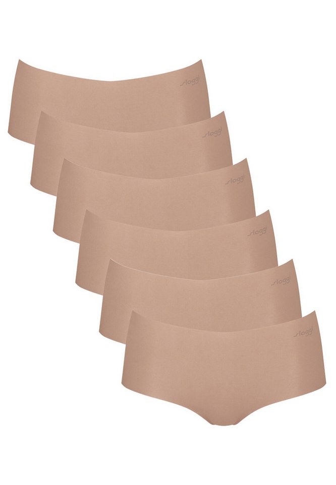 sloggi Panty 6er Pack ZERO Modal 2.0 (Spar-Set, 6-St) Short Slip - Nahtlos - Kein Abzeichnen unter Kleidung von sloggi