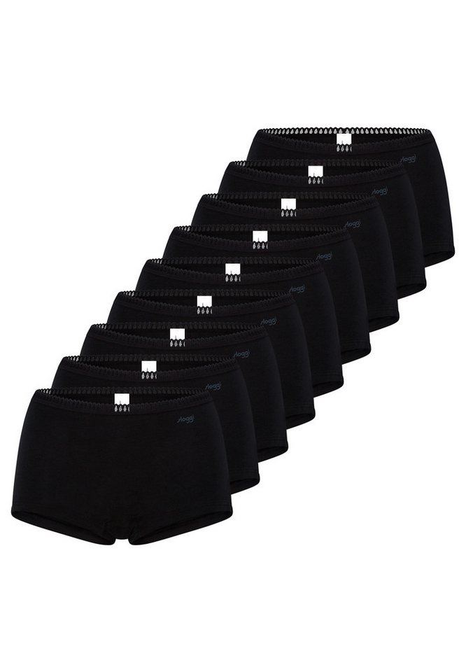 sloggi Panty 9er Pack GO Crush (Spar-Set, 9-St) Short Slip - Baumwolle - Atmungsaktiv - Komfortabel und atmungsaktiv von sloggi