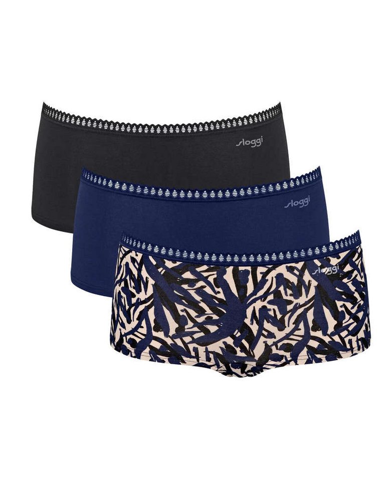 sloggi Panty Go Crush (6er Vorteilspack) Aus superweicher Bio-Baumwolle von sloggi