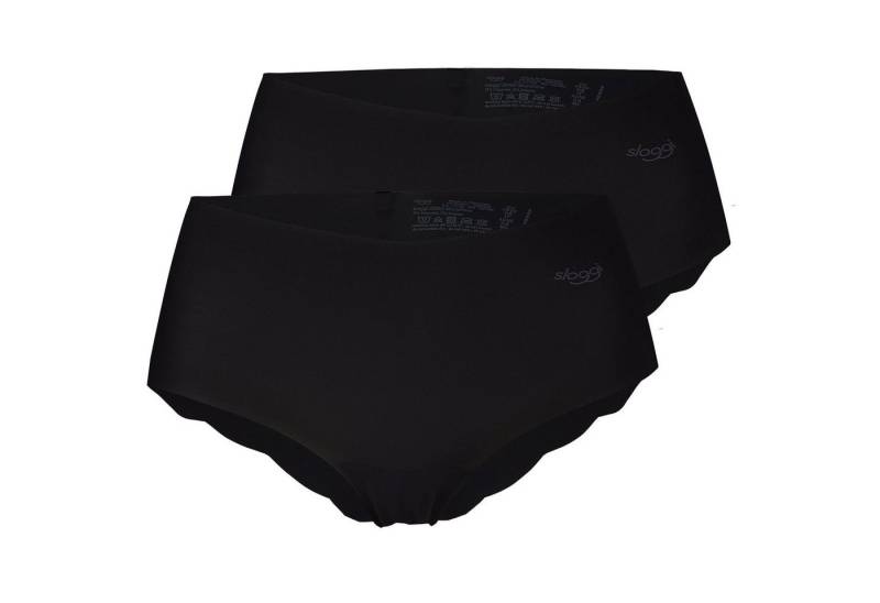 sloggi Panty Zero Microfibre (2-St) saumlose Abschlüsse, Wellenkante, kein Abzeichnen, im 2er Pack von sloggi