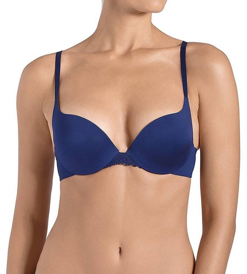 sloggi Push-up-BH Sloggi Wow Lace WHU Blau (Navy Blue) 70C von sloggi