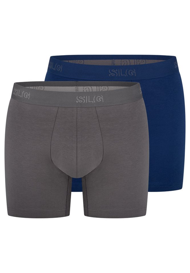 sloggi Retro Boxer 2er Pack SLG Base (Spar-Set, 2-St) Long Short / Pant - Baumwolle - ohne Eingriff - Atmungsaktiv von sloggi