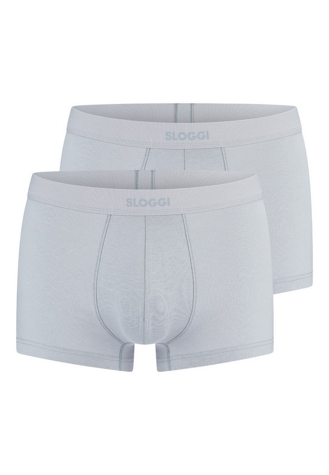 sloggi Retro Boxer 2er Pack men EVER Ease (Spar-Set, 2-St) Hipster Short / Pant - Baumwolle - ohne Eingriff - Atmungsaktiv von sloggi