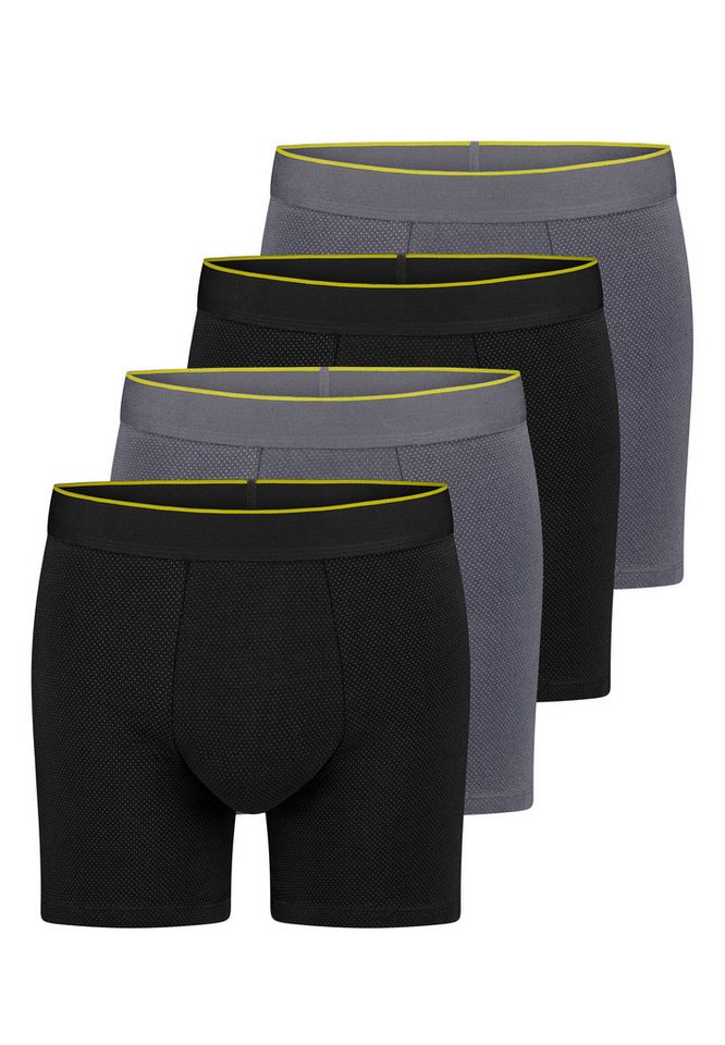 sloggi Retro Boxer 4er Pack EVER Airy (Spar-Set, 4-St) Long Short / Pant - Baumwolle - ohne Eingriff von sloggi