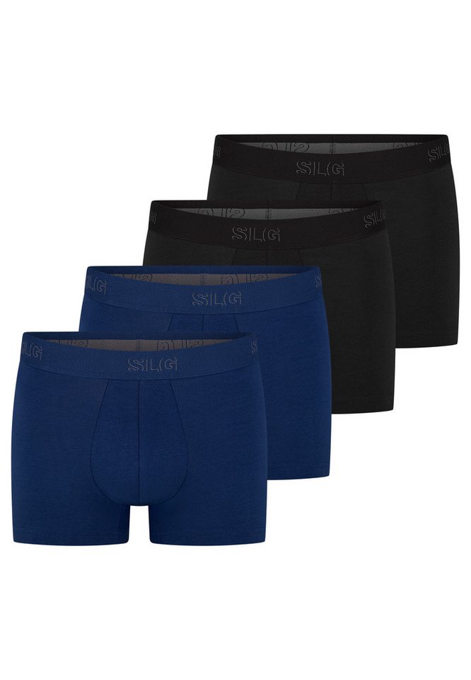 sloggi Retro Boxer 4er Pack SLG Base (Spar-Set, 4-St) Retro Short / Pant - Baumwolle - ohne Eingriff - Atmungsaktiv von sloggi