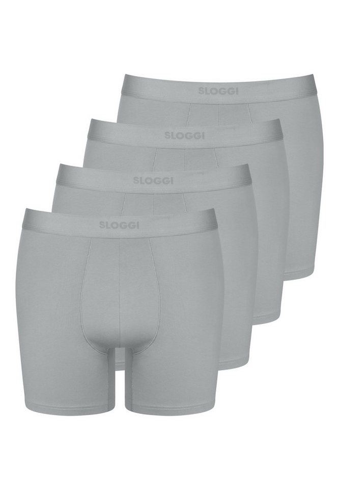 sloggi Retro Boxer 4er Pack men EVER Ease (Spar-Set) Long Short / Pant - Baumwolle - ohne Eingriff - Atmungsaktiv von sloggi