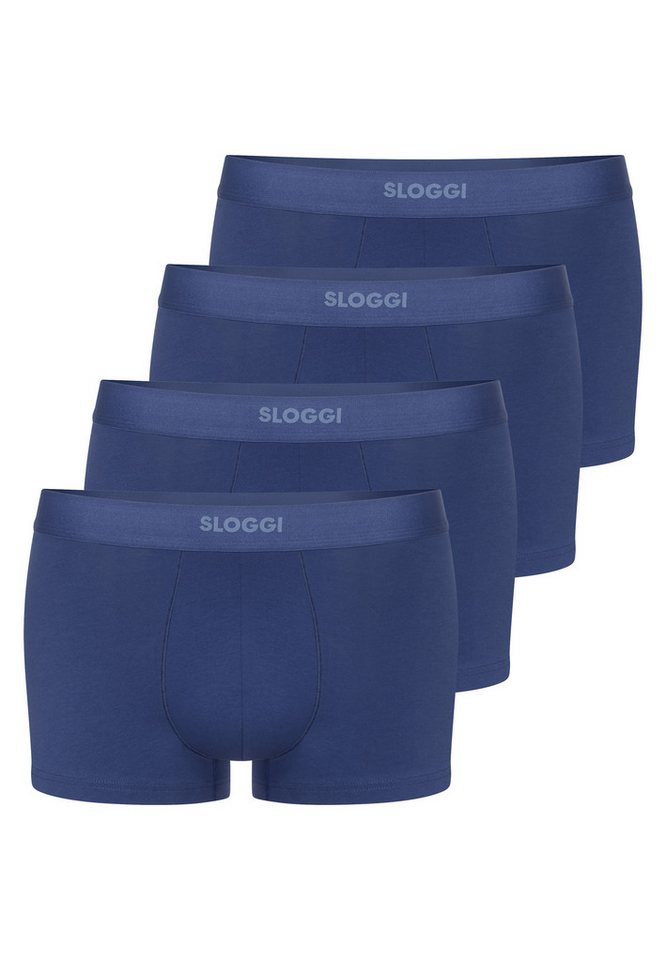 sloggi Retro Boxer 4er Pack men EVER Ease (Spar-Set, 4-St) Hipster Short / Pant - Baumwolle - ohne Eingriff - Atmungsaktiv von sloggi