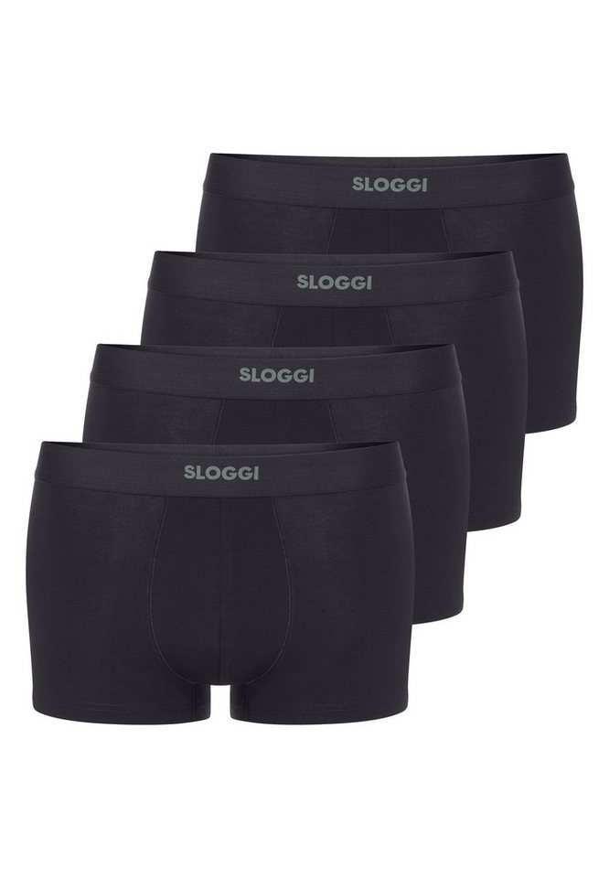 sloggi Retro Boxer 4er Pack men EVER Ease (Spar-Set, 4-St) Hipster Short / Pant - Baumwolle - ohne Eingriff - Atmungsaktiv von sloggi