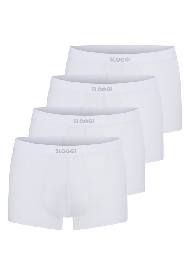 sloggi Retro Boxer 4er Pack men EVER Ease (Spar-Set, 4-St) Hipster Short / Pant - Baumwolle - ohne Eingriff - Atmungsaktiv von sloggi