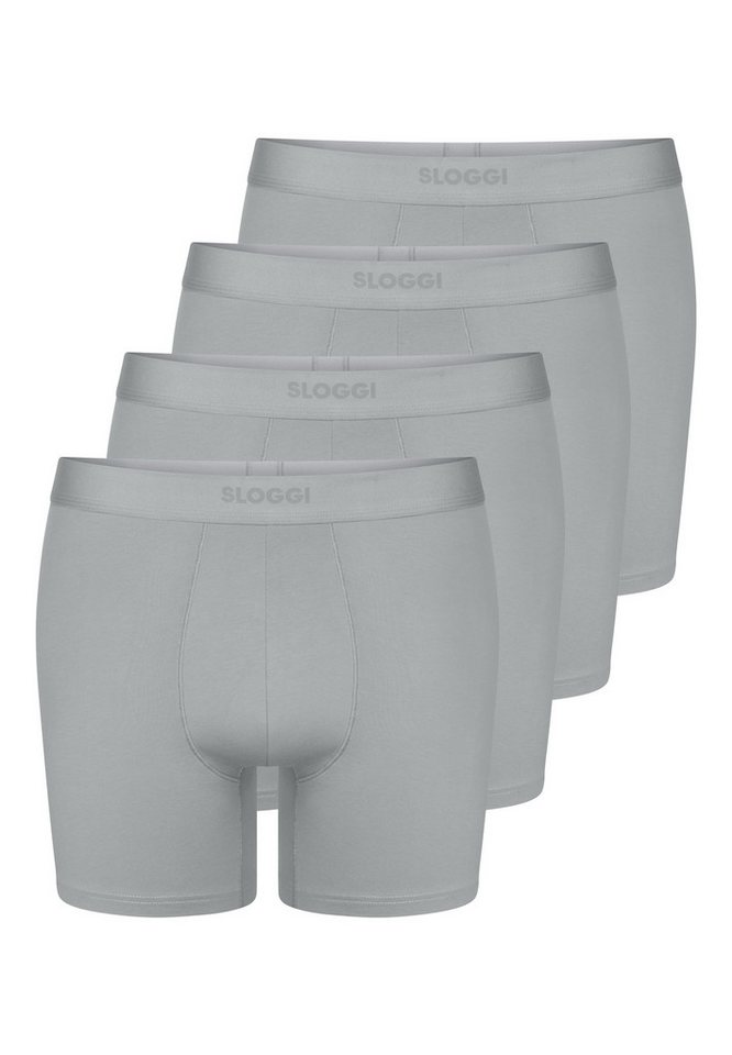 sloggi Retro Boxer 4er Pack men EVER Ease (Spar-Set, 4-St) Long Short / Pant - Baumwolle - ohne Eingriff - Atmungsaktiv von sloggi