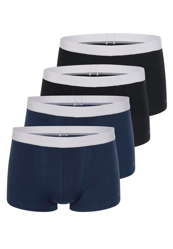 sloggi Retro Boxer 4er Pack men GO ABC 2.0 (Spar-Set, 4-St) Hipster Short / Pant - Baumwolle - ohne Eingriff - Atmungsaktiv von sloggi