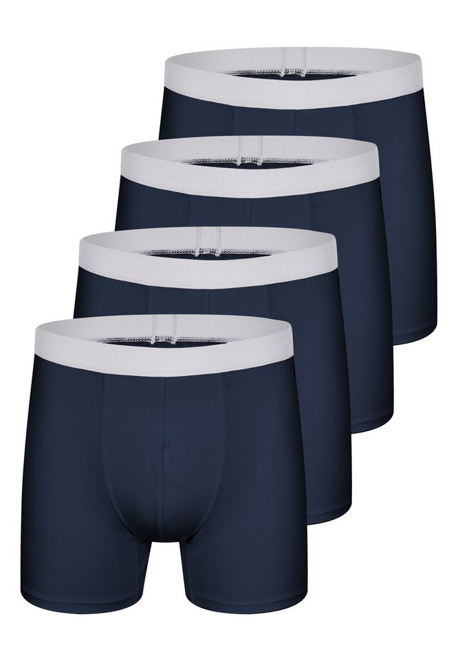 sloggi Retro Boxer 4er Pack men GO ABC 2.0 (Spar-Set, 4-St) Long Short / Pant - Baumwolle - ohne Eingriff - Atmungsaktiv von sloggi