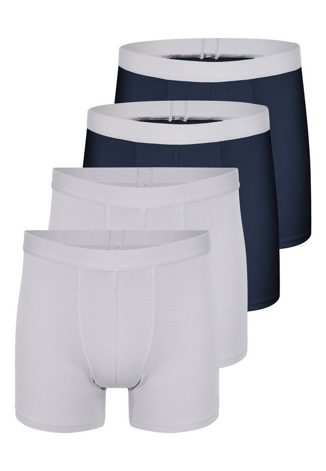sloggi Retro Boxer 4er Pack men GO ABC 2.0 (Spar-Set, 4-St) Long Short / Pant - Baumwolle - ohne Eingriff - Atmungsaktiv von sloggi