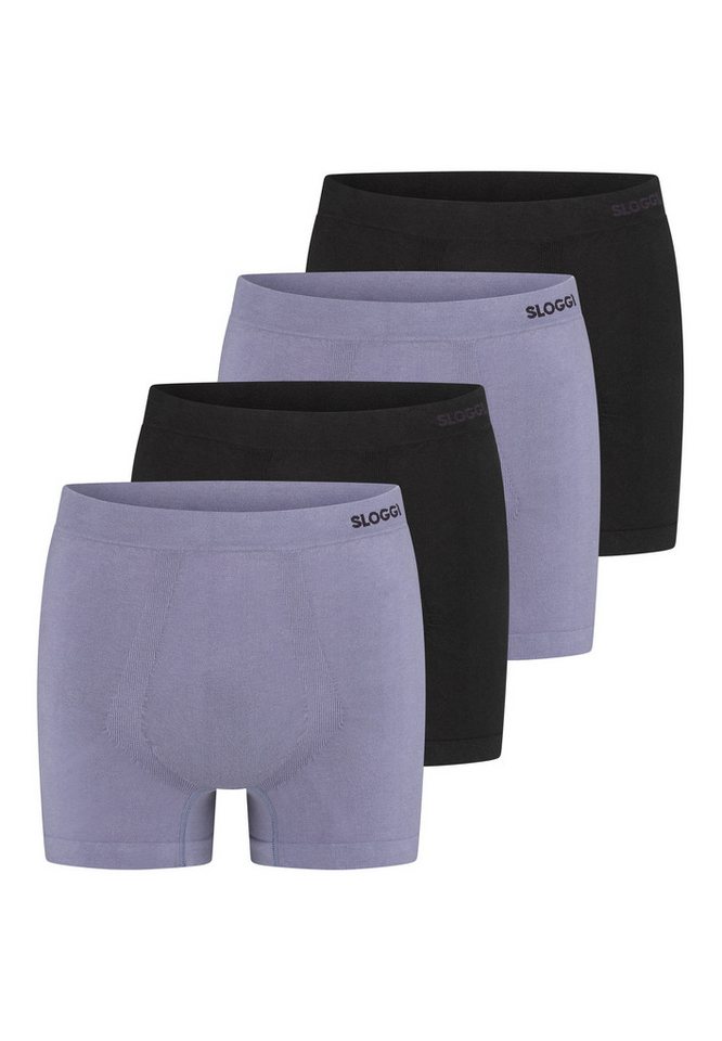 sloggi Retro Boxer 4er Pack men GO Smooth (Spar-Set, 4-St) Retro Short / Pant - Baumwolle - ohne Eingriff - Atmungsaktiv von sloggi