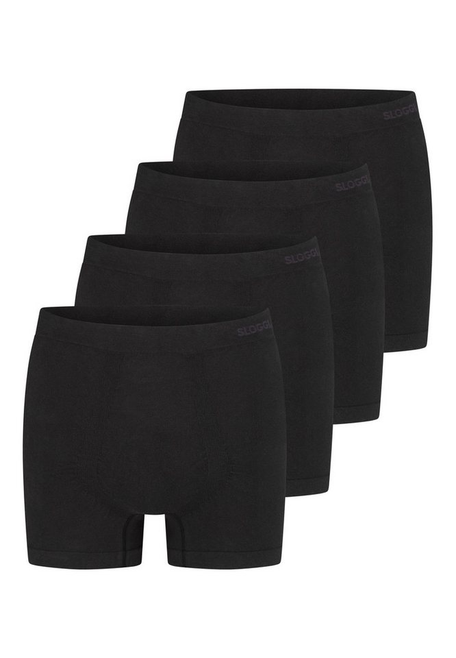sloggi Retro Boxer 4er Pack men GO Smooth (Spar-Set, 4-St) Retro Short / Pant - Baumwolle - ohne Eingriff - Atmungsaktiv von sloggi