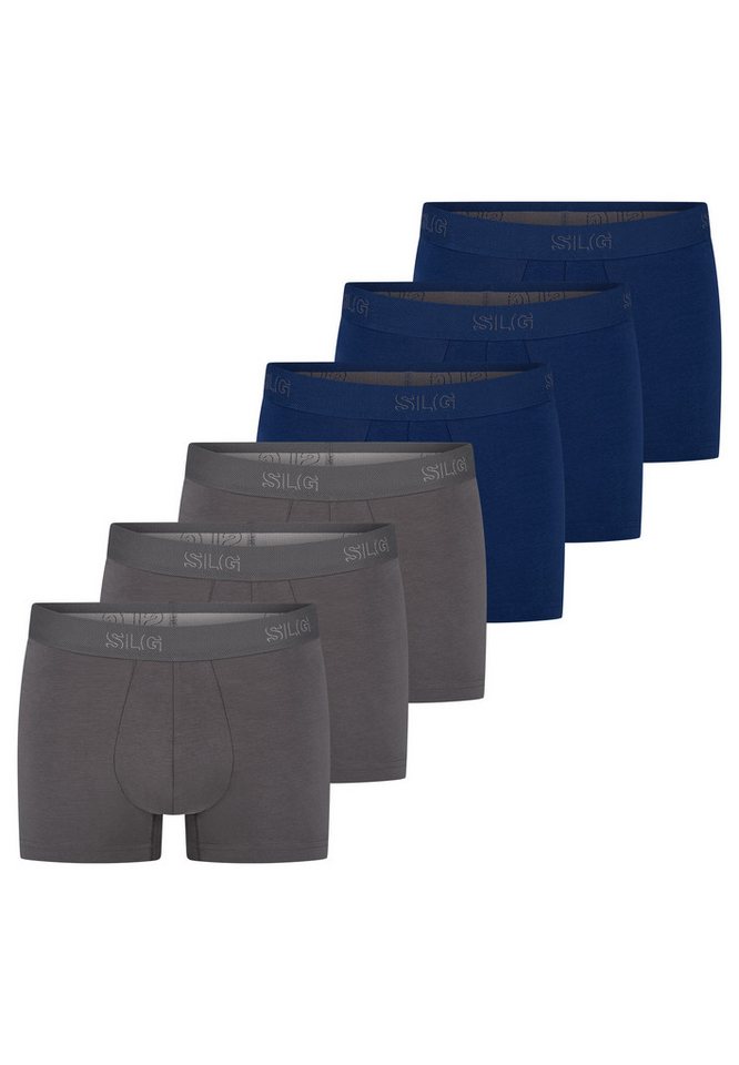 sloggi Retro Boxer 6er Pack SLG Base (Spar-Set, 6-St) Retro Short / Pant - Baumwolle - ohne Eingriff - Atmungsaktiv von sloggi