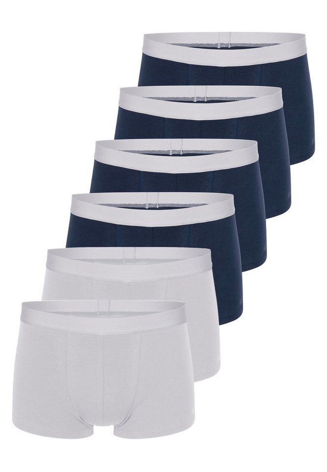 sloggi Retro Boxer 6er Pack men GO ABC 2.0 (Spar-Set, 6-St) Hipster Short / Pant - Baumwolle - ohne Eingriff - Atmungsaktiv von sloggi