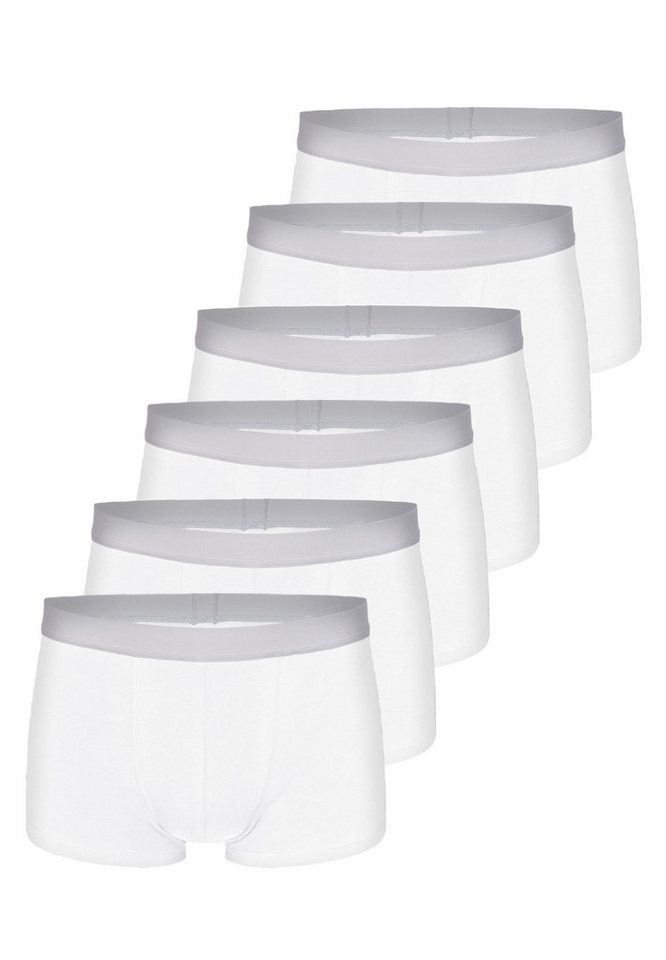 sloggi Retro Boxer 6er Pack men GO ABC 2.0 (Spar-Set, 6-St) Hipster Short / Pant - Baumwolle - ohne Eingriff - Atmungsaktiv von sloggi