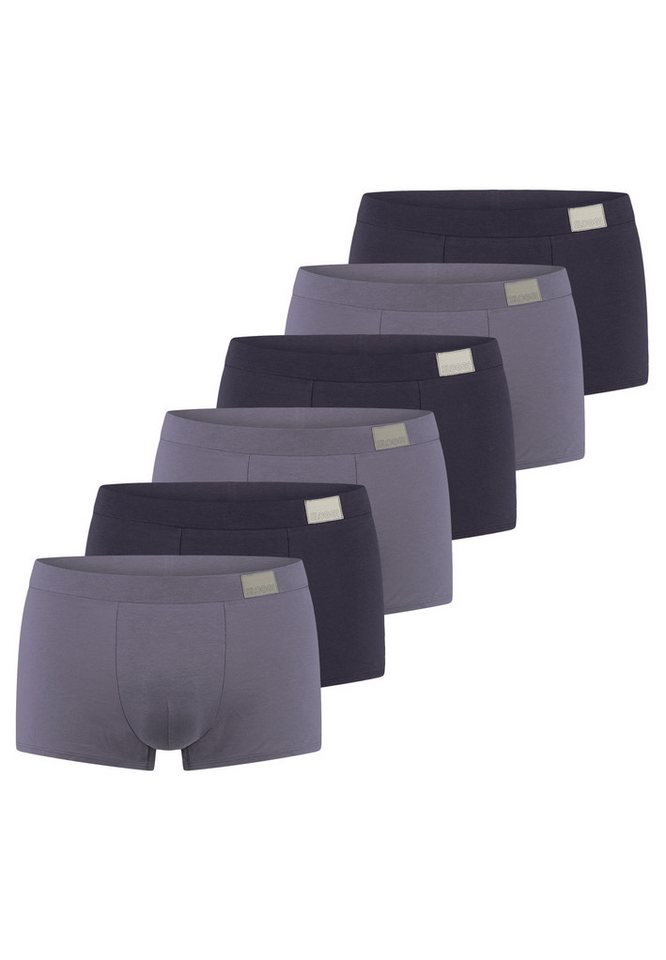 sloggi Retro Boxer 6er Pack men GO Natural (Spar-Set, 6-St) Hipster Short / Pant - Baumwolle - ohne Eingriff - Atmungsaktiv von sloggi