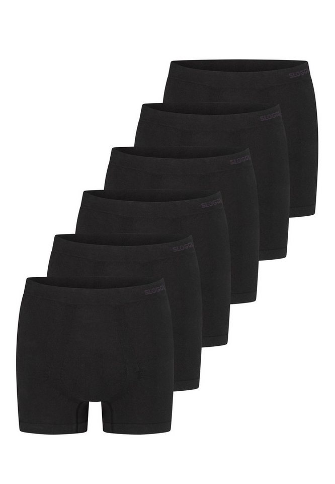 sloggi Retro Boxer 6er Pack men GO Smooth (Spar-Set, 6-St) Retro Short / Pant - Baumwolle - ohne Eingriff - Atmungsaktiv von sloggi