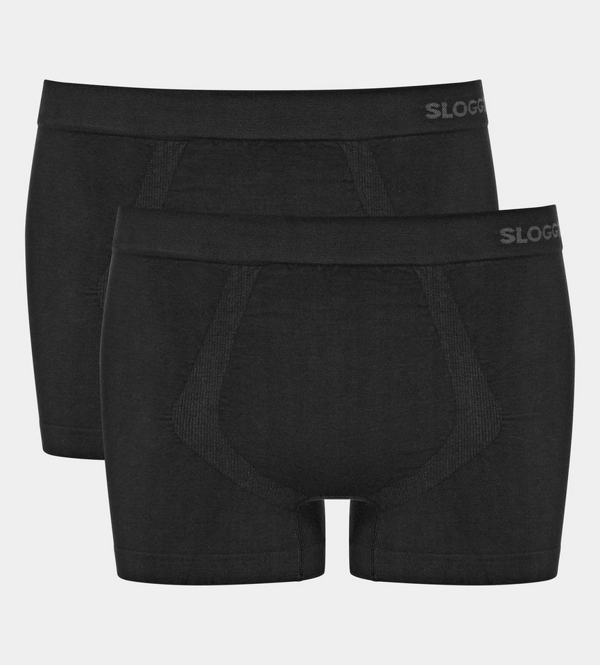 sloggi Boxer men GO Smooth Short 2P (Packung, 2-St., 2er Pack) nahtlos von sloggi