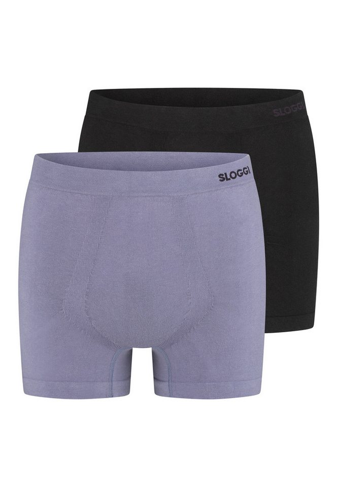 sloggi Retro Boxer sloggi men GO Smooth Short C2P (Spar-Set, 2-St) Retro Short / Pant - Baumwolle - ohne Eingriff - Atmungsaktiv von sloggi