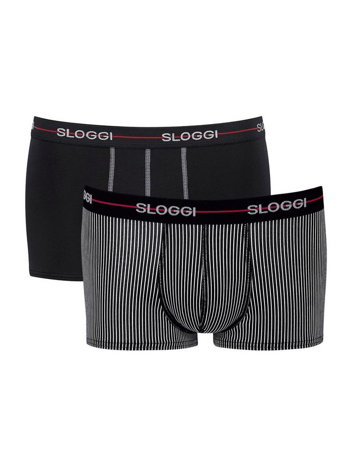 sloggi Retro Pants Start Hipster (2-St) Retro-Boxer Retro-shorts unterhose von sloggi