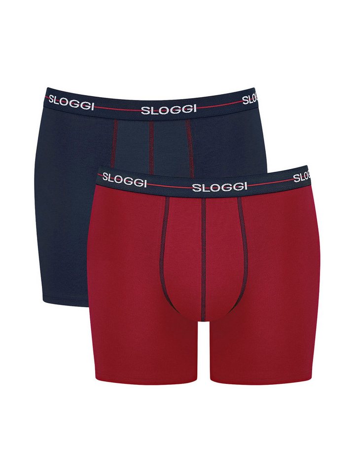 sloggi Retro Pants Start Short (2-St) Retro-Boxer Retro-shorts unterhose von sloggi