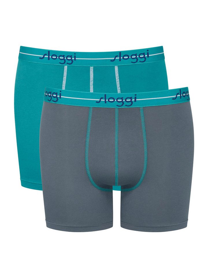 sloggi Retro Pants Start Short (2-St) Retro-Boxer Retro-shorts unterhose von sloggi