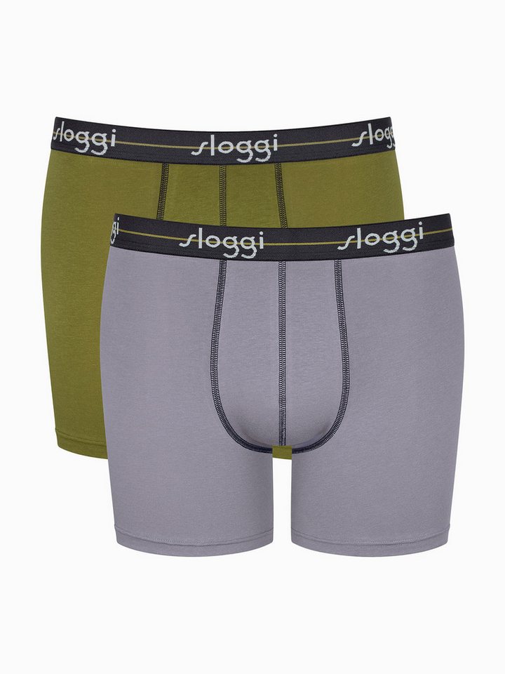 sloggi Retro Pants Start Short (2-St) Retro-Boxer Retro-shorts unterhose von sloggi
