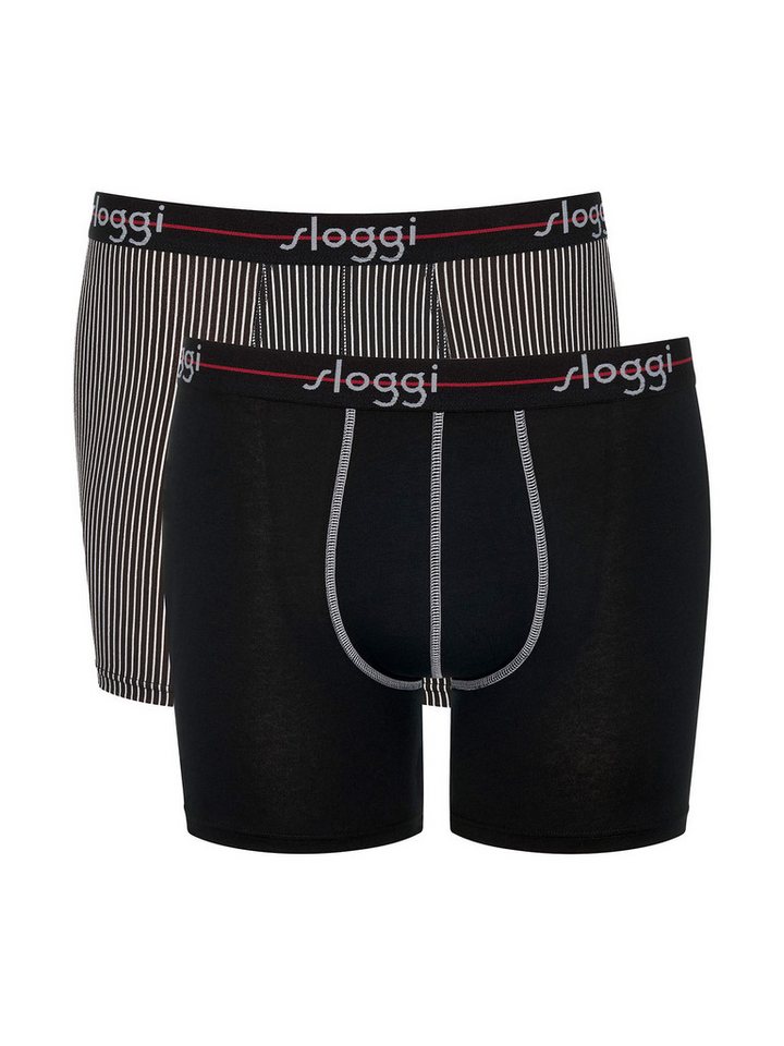 sloggi Retro Pants Start Short (2-St) Retro-Boxer Retro-shorts unterhose von sloggi