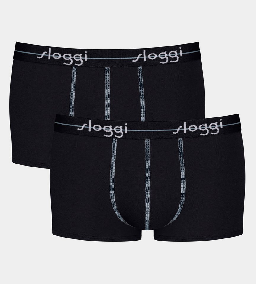 sloggi Retro Pants men Start (2er Pack) moderne bequeme Basics, ohne Eingriff von sloggi
