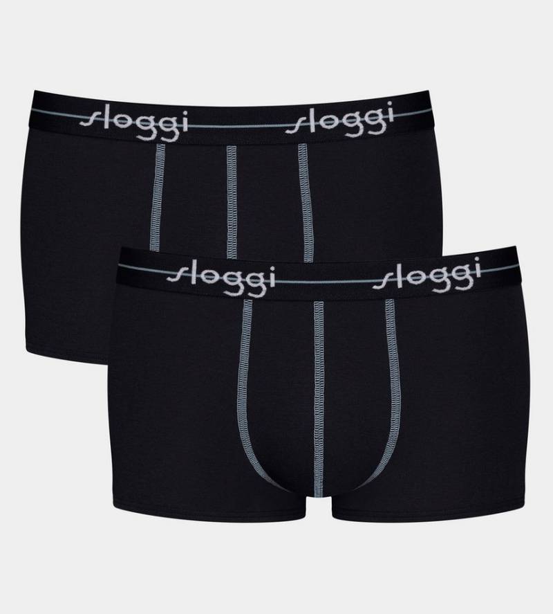 sloggi Retro Pants men Start (2er Pack) moderne bequeme Basics, ohne Eingriff von sloggi