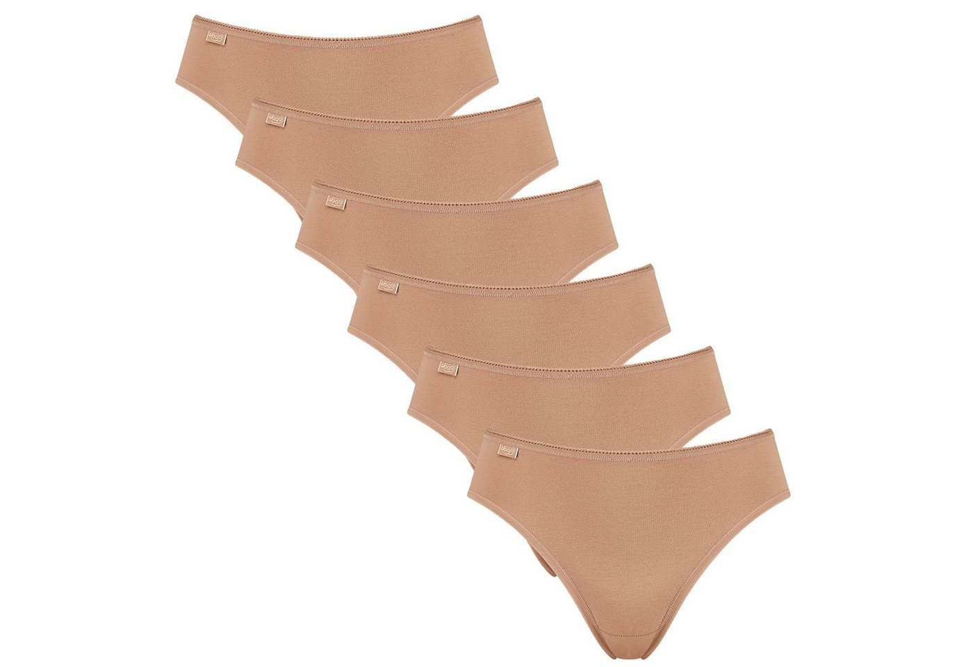 sloggi Slip 24/7 (3-St) mit angenehmen Elastikbund und Picotspitze von sloggi