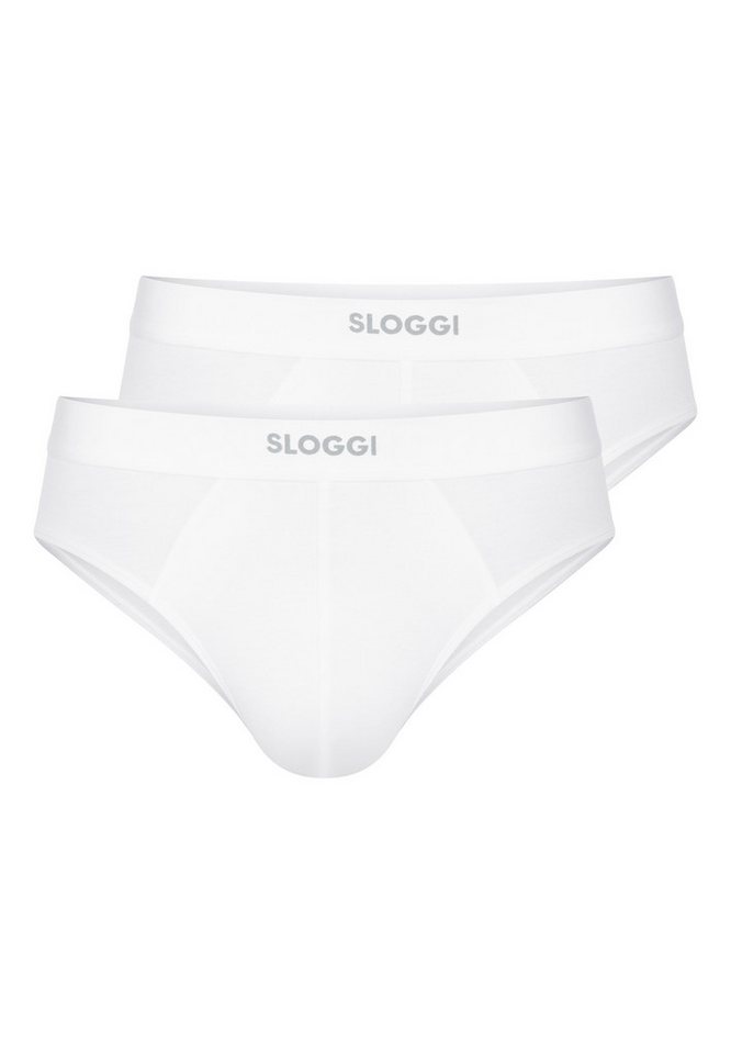 sloggi Slip 2er Pack men EVER Ease (Spar-Set) Slip / Unterhose - Baumwolle - ohne Eingriff - Atmungsaktiv von sloggi