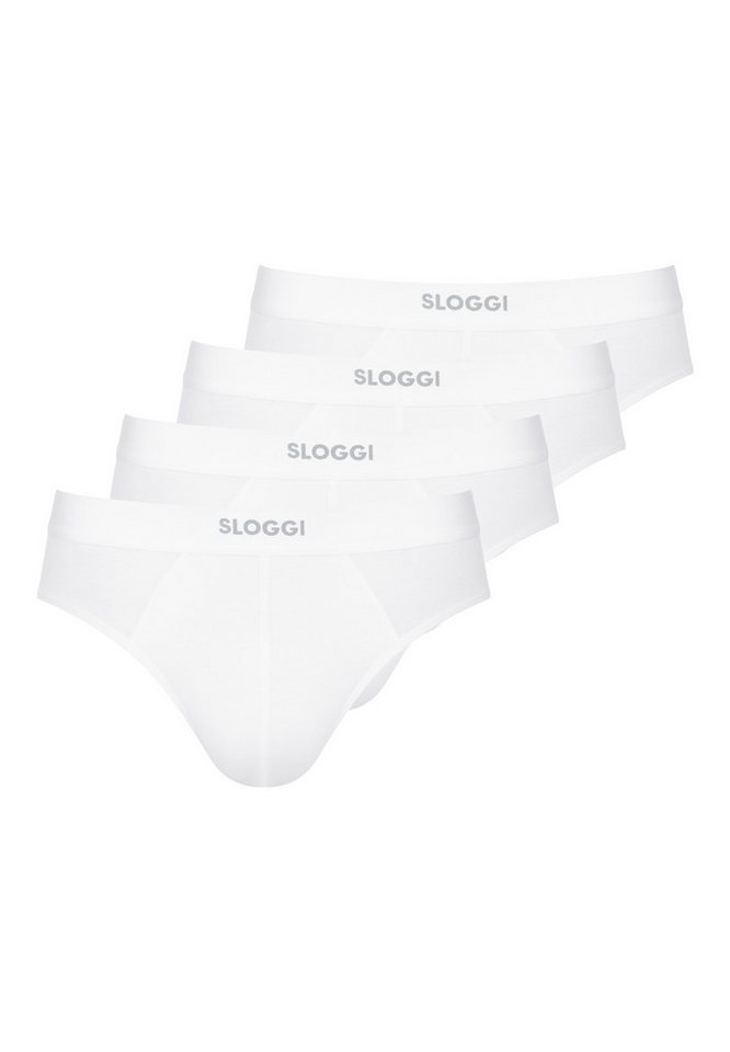sloggi Slip 4er Pack men EVER Ease (Spar-Set) Slip / Unterhose - Baumwolle - ohne Eingriff - Atmungsaktiv von sloggi