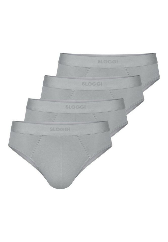 sloggi Slip 4er Pack men EVER Ease (Spar-Set, 4-St) Slip / Unterhose - Baumwolle - ohne Eingriff - Atmungsaktiv von sloggi