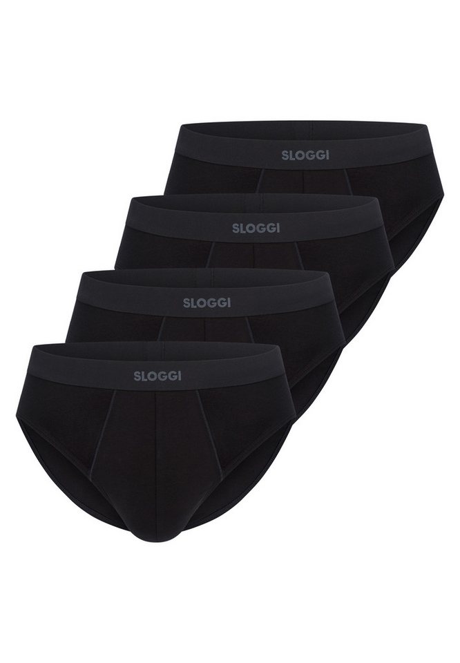 sloggi Slip 4er Pack men EVER Ease (Spar-Set, 4-St) Slip / Unterhose - Baumwolle - ohne Eingriff - Atmungsaktiv von sloggi