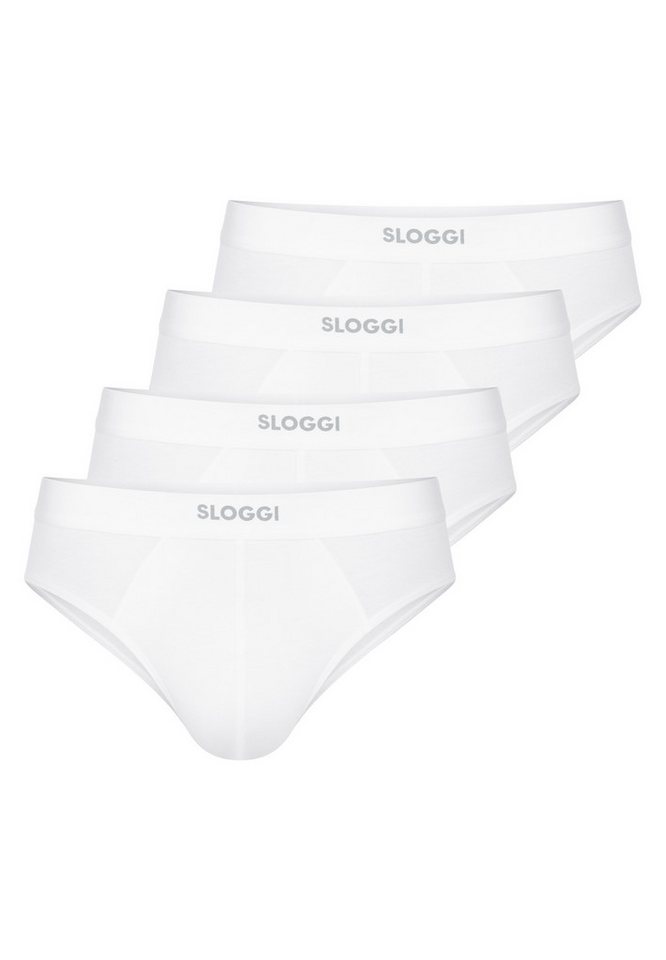 sloggi Slip 4er Pack men EVER Ease (Spar-Set, 4-St) Slip / Unterhose - Baumwolle - ohne Eingriff - Atmungsaktiv von sloggi