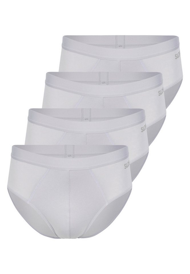 sloggi Slip 4er Pack men GO ABC 2.0 (Spar-Set, 4-St) Slip / Unterhose - Baumwolle - ohne Eingriff - Atmungsaktiv von sloggi