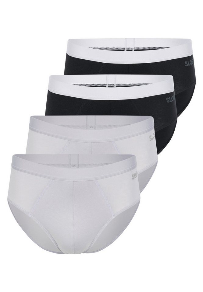 sloggi Slip 4er Pack men GO ABC 2.0 (Spar-Set, 4-St) Slip / Unterhose - Baumwolle - ohne Eingriff - Atmungsaktiv von sloggi