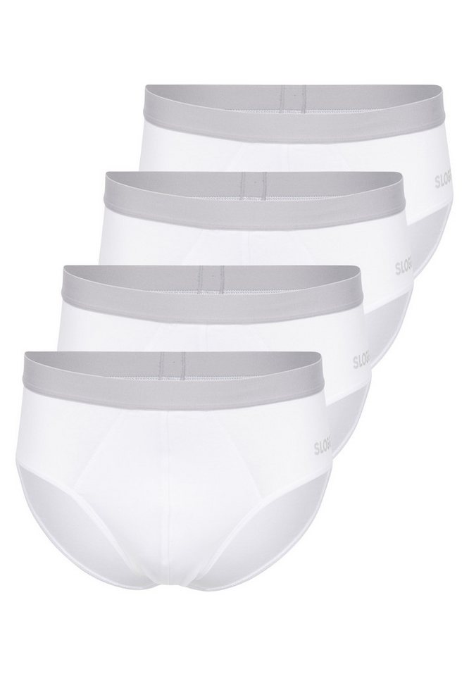 sloggi Slip 4er Pack men GO ABC 2.0 (Spar-Set, 4-St) Slip / Unterhose - Baumwolle - ohne Eingriff - Atmungsaktiv von sloggi