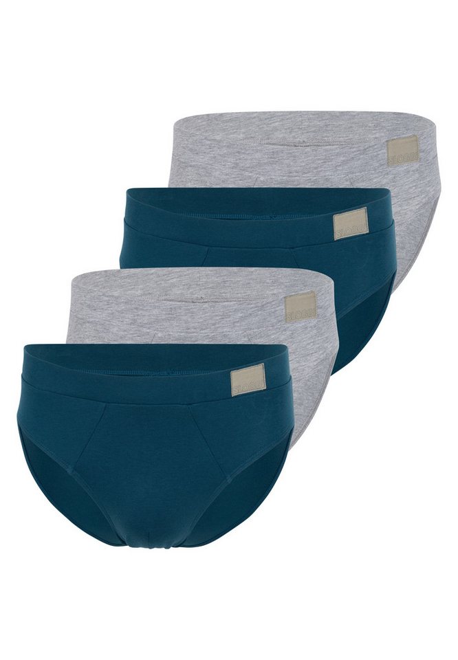 sloggi Slip 4er Pack men GO Natural (Spar-Set, 4-St) Slip / Unterhose - Baumwolle - ohne Eingriff - Atmungsaktiv von sloggi